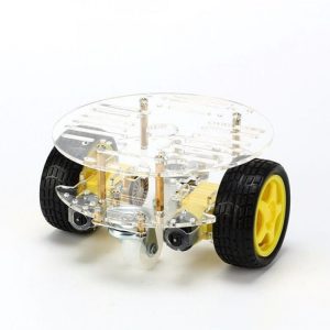 2 Wheel Round Robot Car Chassis