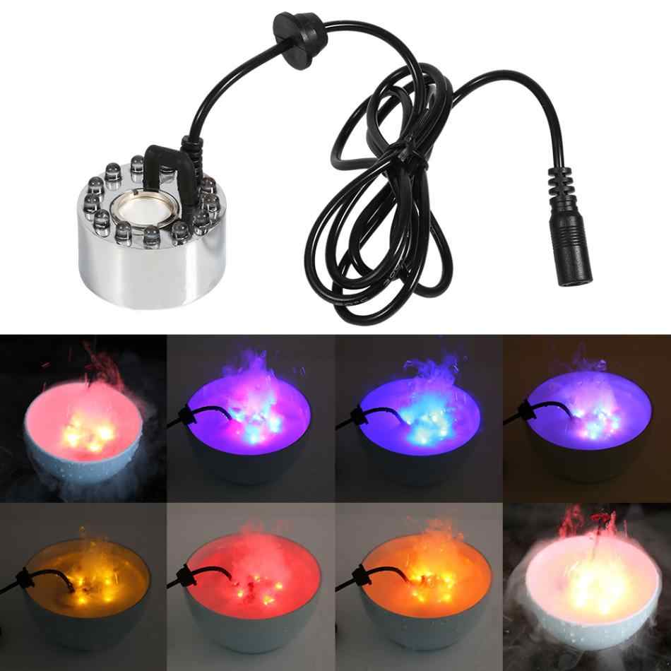 Ultrasonic Mist Maker Fogger 12 LED Colorful Light 1A 24V In Pakistan