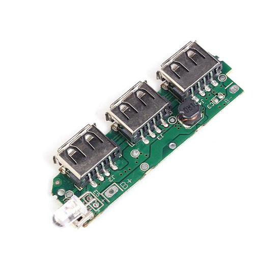 3 USB Mobile Power Bank Charger Module