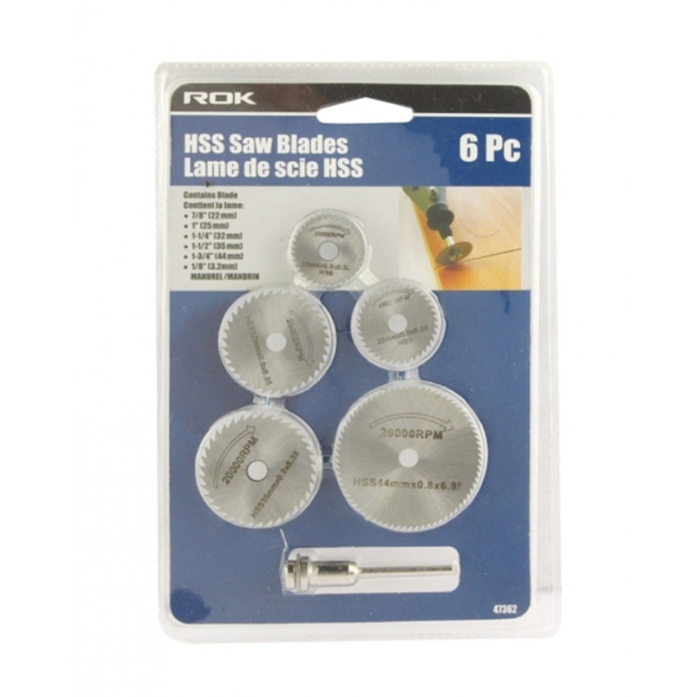 HSS Circular Saw Blade Set For Metal & Dremel Rotary Tools