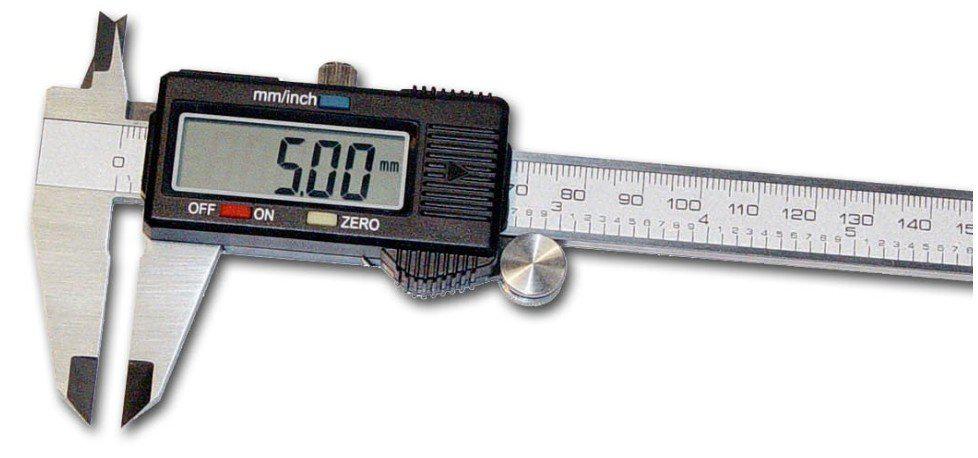 Digital Vernier Caliper Stainless Steel Metal 6-Inch 150mm