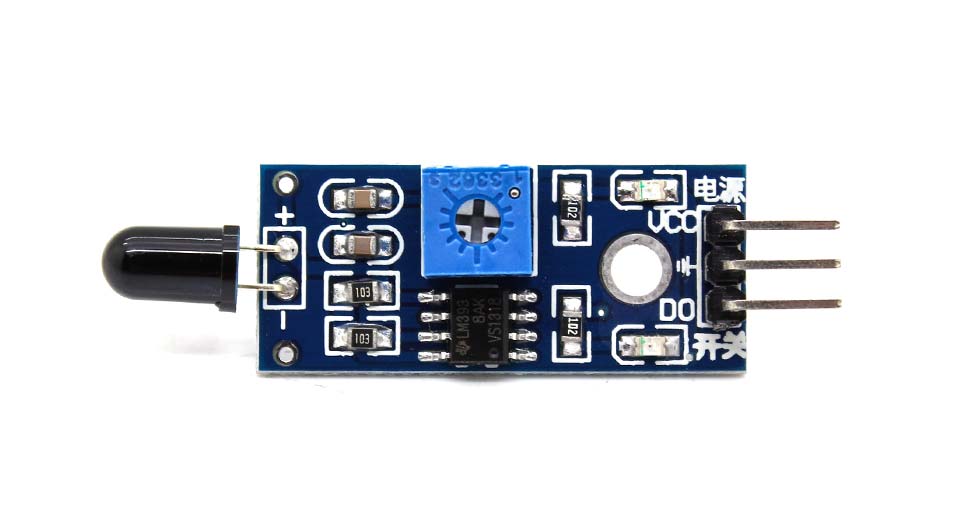 LM393 3 Pin IR Flame Detection Sensor Module