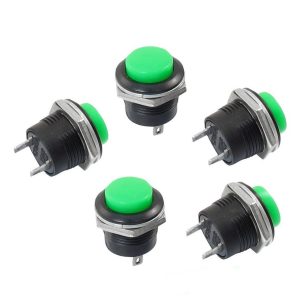 Momentary SPST Cap Push Button Switch AC 6A/125V 3A/250V LWUS