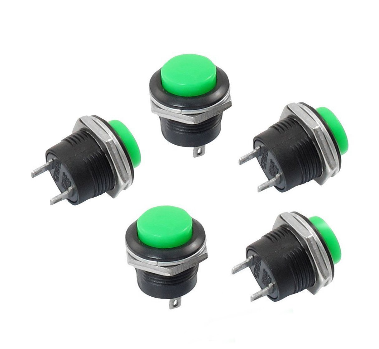 Momentary SPST Cap Push Button Switch AC 6A/125V 3A/250V LWUS