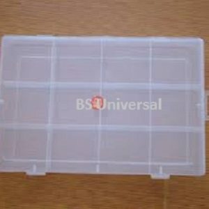 Multipurpose Clear Transparent Plastic Storage Box (12 Partition)