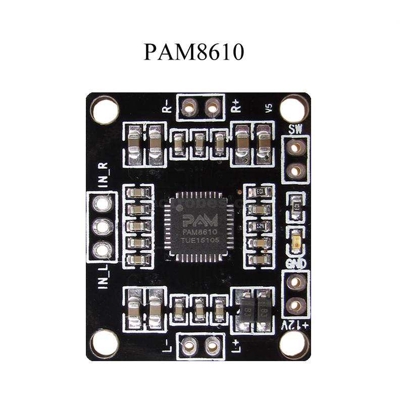 PAM8610 12V Dual Channel Stereo Audio Amplifier Board