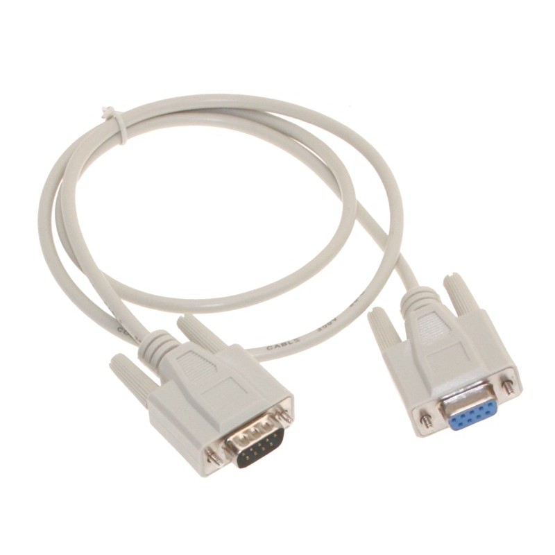 9 Pin Serial RS232 Male To Female Modem High Speed Shielded Cable