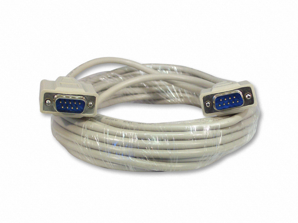 9 Pin Serial RS232 Male To Male High Speed Shielded Cable