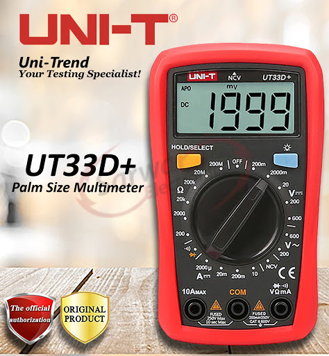 UT33D+ Palm Size Digital Multi meter