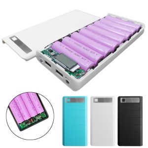 Dual USB 8x LCD Power Bank Module